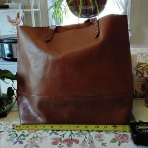 GIANI BERNINI genuine leather tote bag